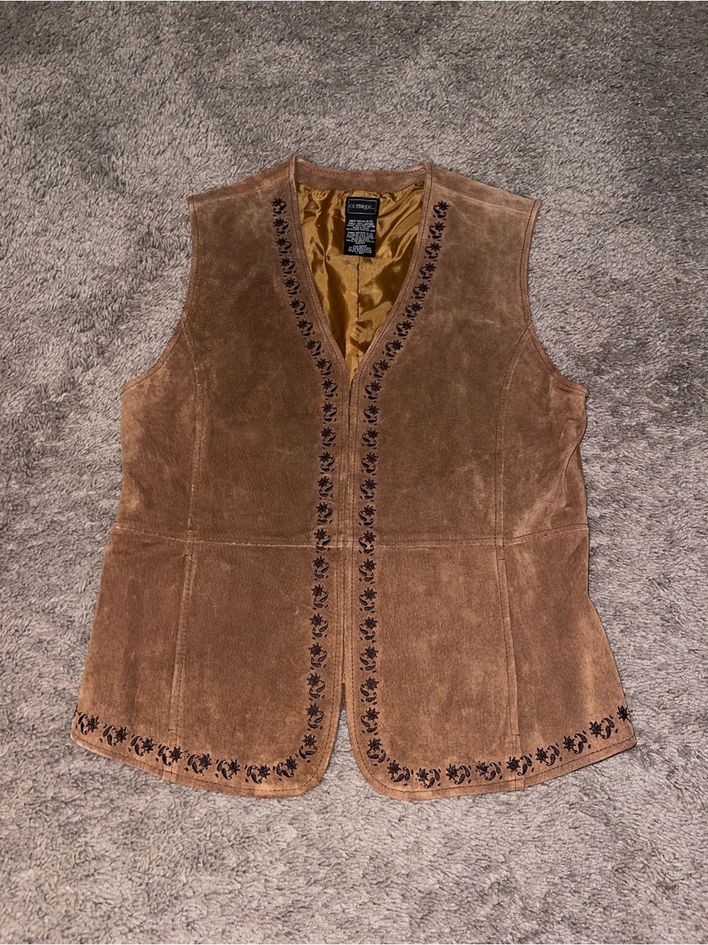 Outbrook | Vintage Leather Vest